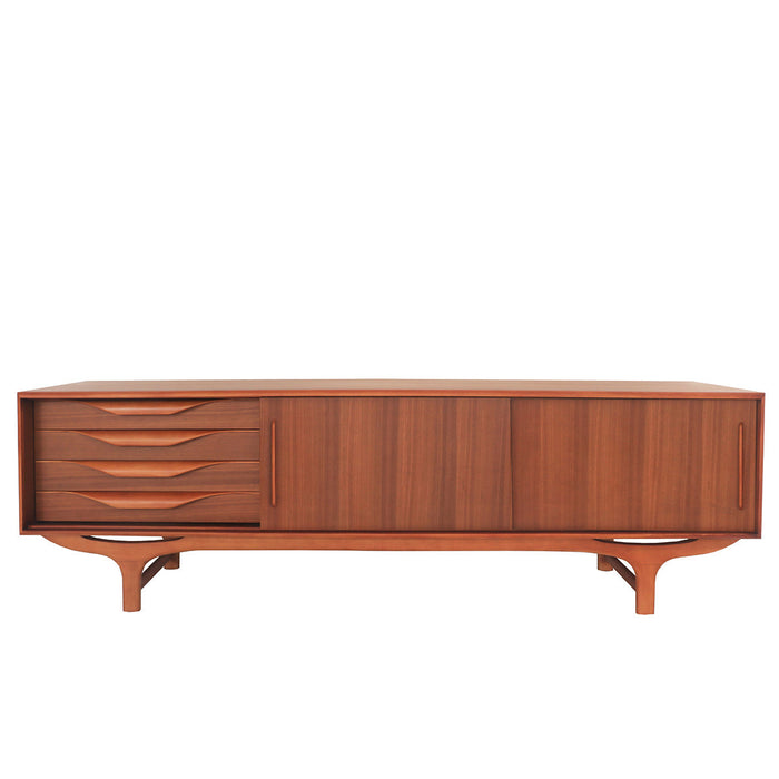 Aparador vintage Josephine de teca 210 cm