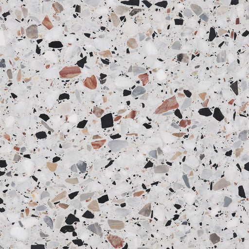 Keramische badkamertegel terrazzo groen blanco