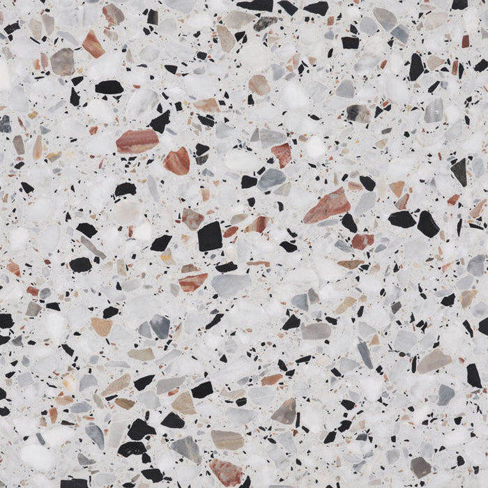 Keramische badkamertegel terrazzo groen blanco
