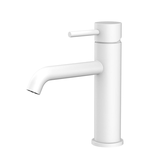 Knox white basin faucet 18 cm