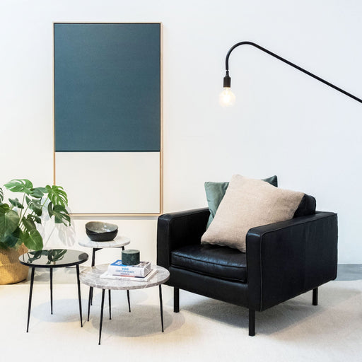 Kunstwerk Groen 160x90cm Eiken Frame 3