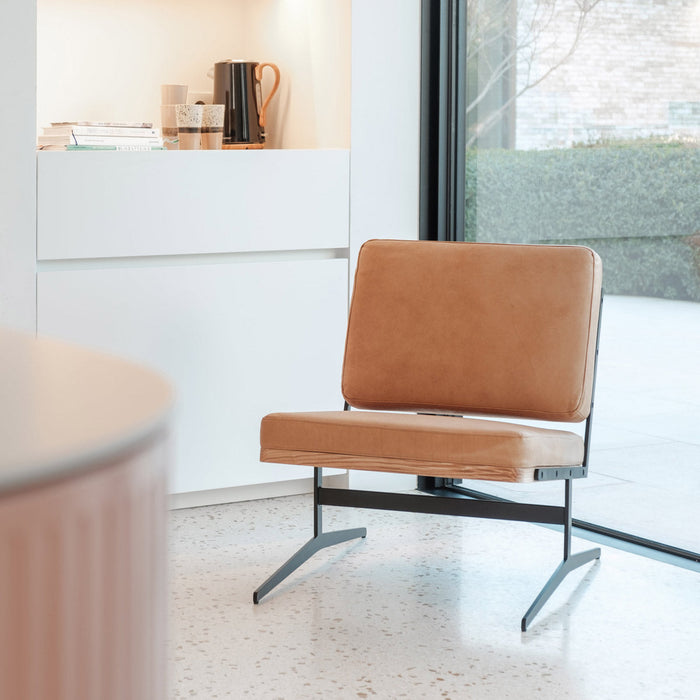 Relaxtoel Cognac Leder Lucy Furnified