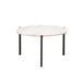 Marmeren Salontafel Leonard Wit Marmer dia58cm