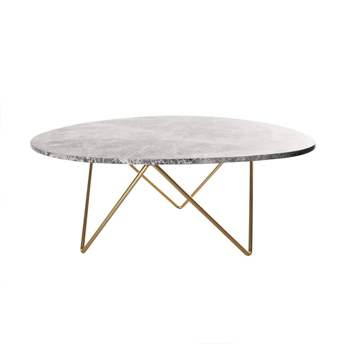 Table basse Richard en marbre gris