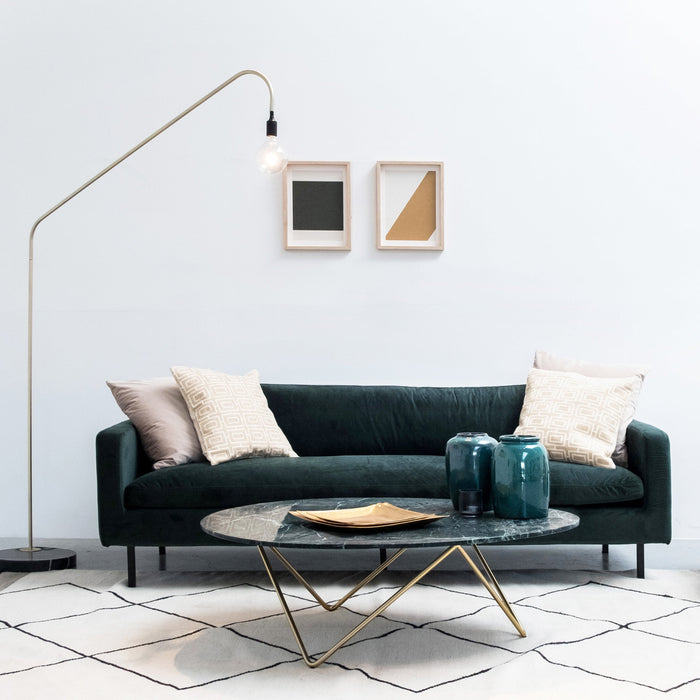 Table basse en marbre Richard marbre vert