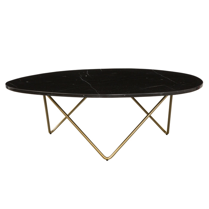 Mesa de centro de mármol negro Richard