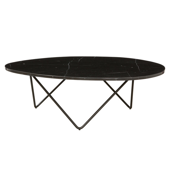 Mesa de centro de mármol negro Richard