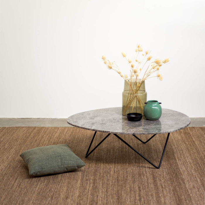 ovale salontafel Richard Grijs