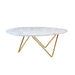 Wit marmeren salontafel Richard