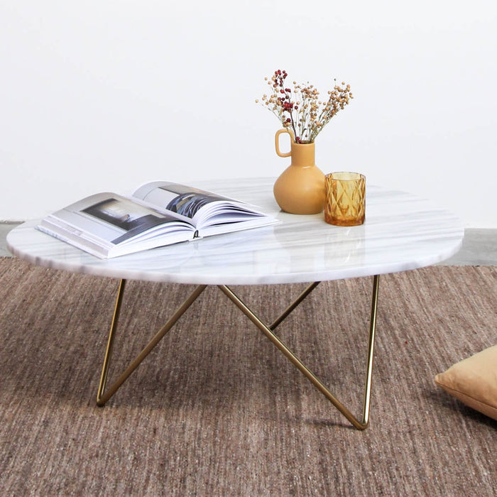 ovale salontafel Richard Wit