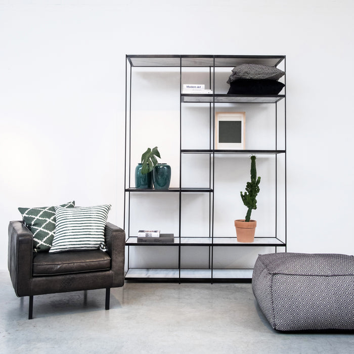 Wandrek in Wit Marmer BerlinH215cm