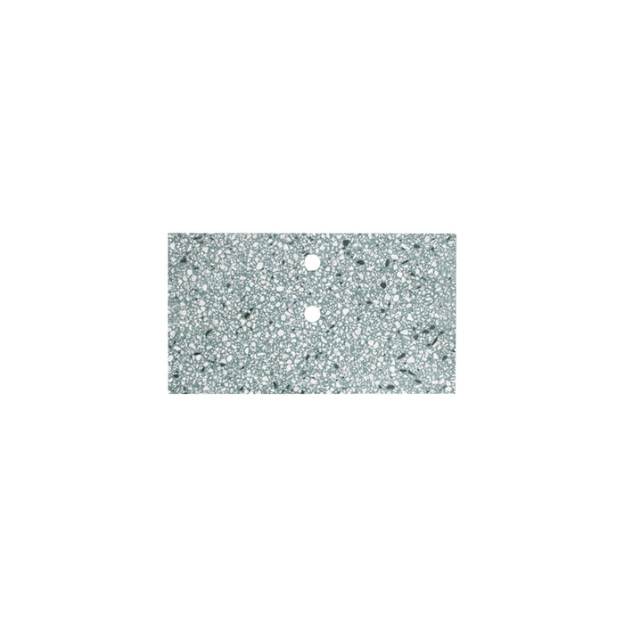 Plan vasque Marcel en terrazzo vert 80 cm