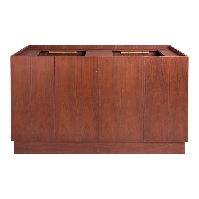 Vintage Walnoot Badkamermeubel in Mid-Century stijl