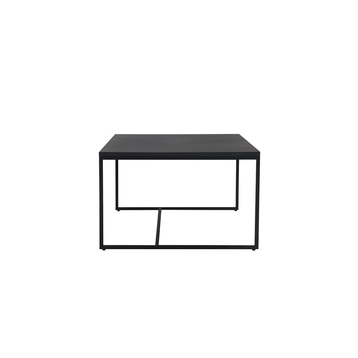 vierkante salontafel Miles Zwart keramisch 55cm