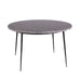 ronde eettafel robuust met grijs marmer montreal