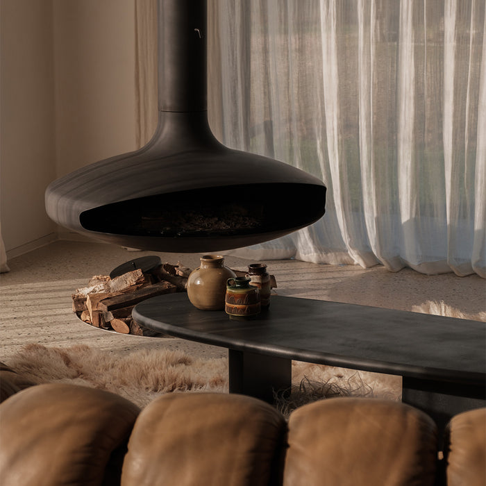 Salontafel Mulhouse mortex zwart