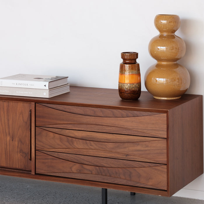Tv-kast Oskar met lades walnoot 220 cm