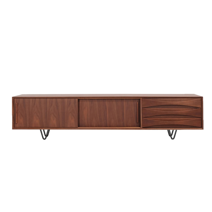 Tv-kast Oskar met lades walnoot 220 cm