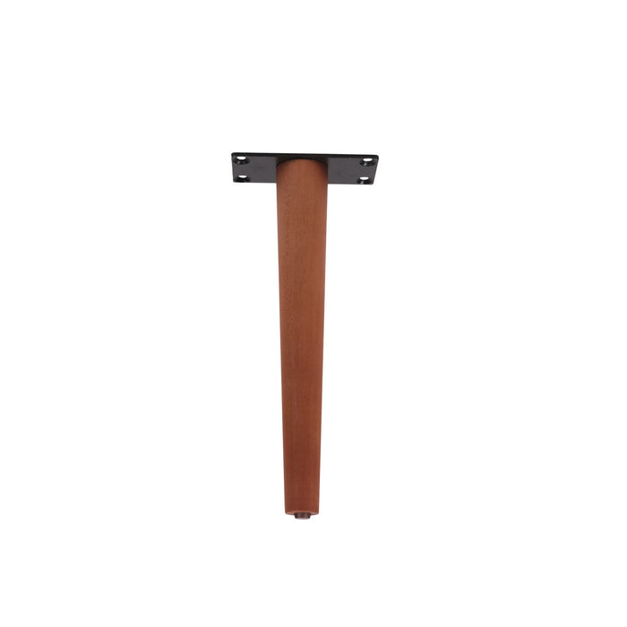 T-shaped teak furniture legs 33 cm set of 4