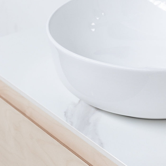 Ronde porseleinen lavabo