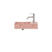 Handenwasser uit Roze Terrazzo Porto