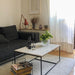 Rechthoekige salontafel Miles Wit Terrazzo 90cm