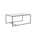 Rechthoekige salontafel Miles Grieks Wit Marmer 90cm 4