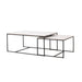 Rechthoekige salontafel Miles Grieks Wit Marmer 90cm Furnified