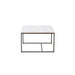 Rechthoekige salontafel Miles Wit Terrazzo 55cm