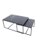 Rechthoekige salontafel Miles Zwart Keramiek 90cm