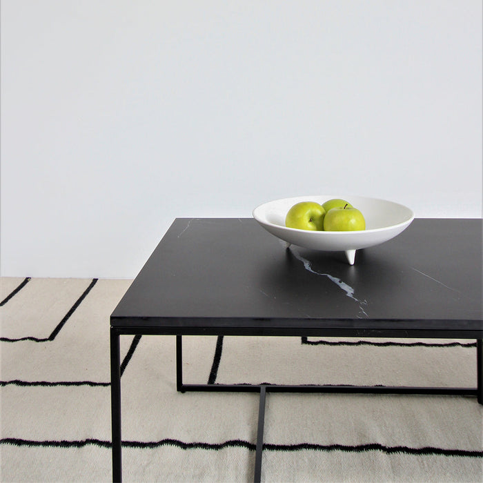 Rechthoekige salontafel Miles Zwart Keramiek 90cm