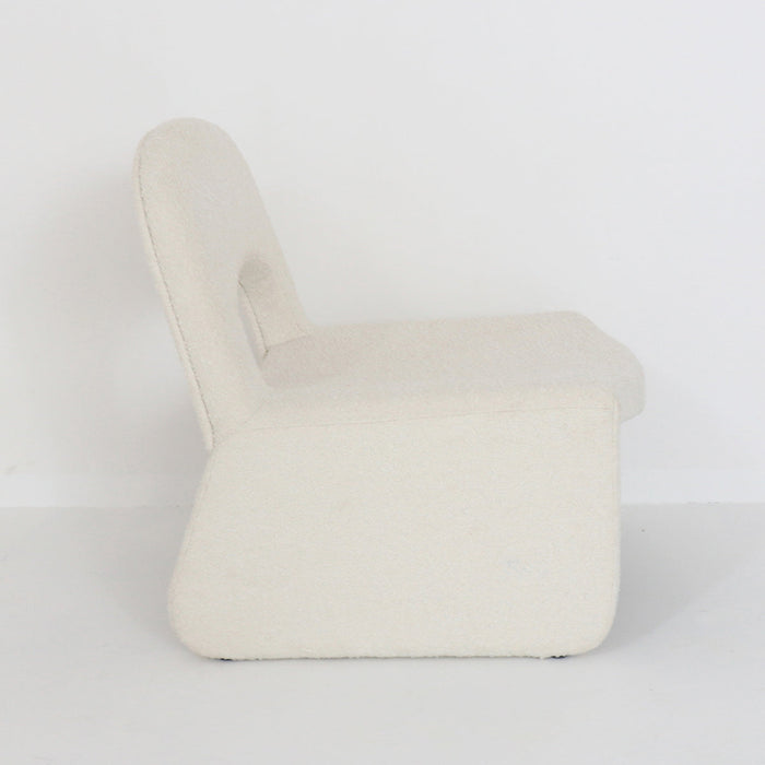 fauteuil in witte Stof Furnified