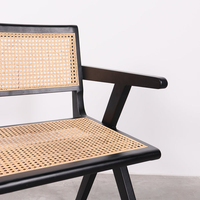 Eetkamerstoel in zwarte Hout Furnified