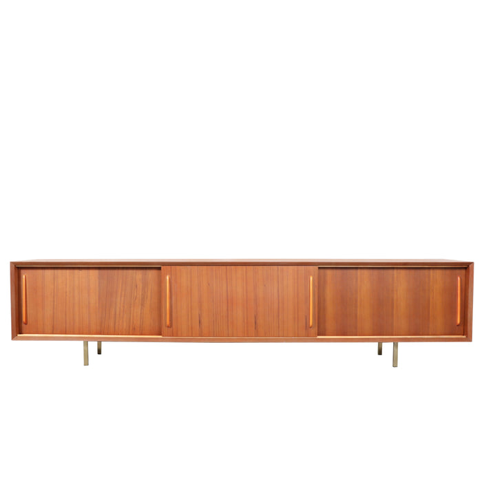 Oskar retro teak TV cabinet 220 cm