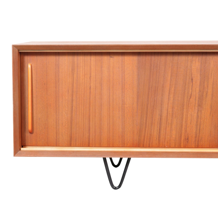 Oskar retro teak TV cabinet 220 cm