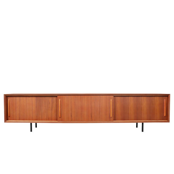 Oskar retro teak TV cabinet 220 cm