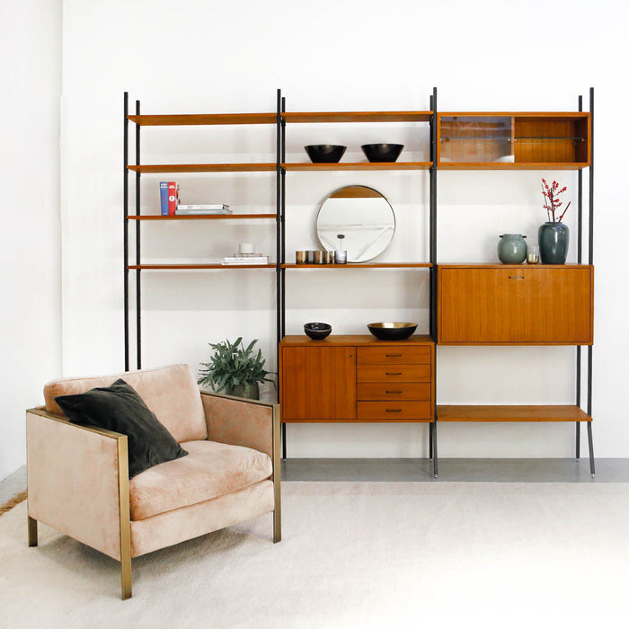 Vintage Wandkast Teak uitbereiding