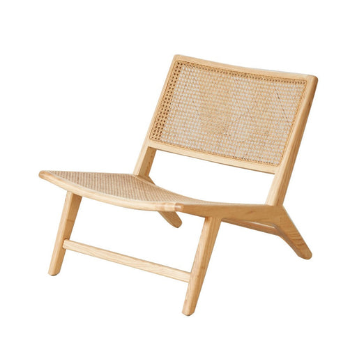 Rieten Fauteuil Flora Naturel Rotan Eik