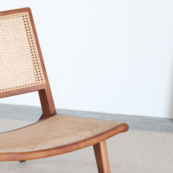 Rotan relax fateuil Flora walnoot 