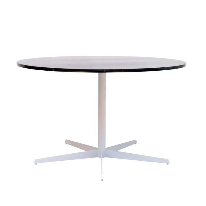 Table à manger ronde Harris en marbre noir Ø125 cm