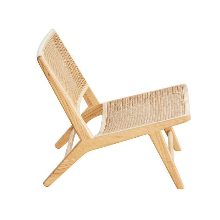 Rotan Fauteuil Flora Naturel Rotan Eik
