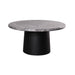Salontafel op sokkel Firenze Grijs Marmer dia70cm