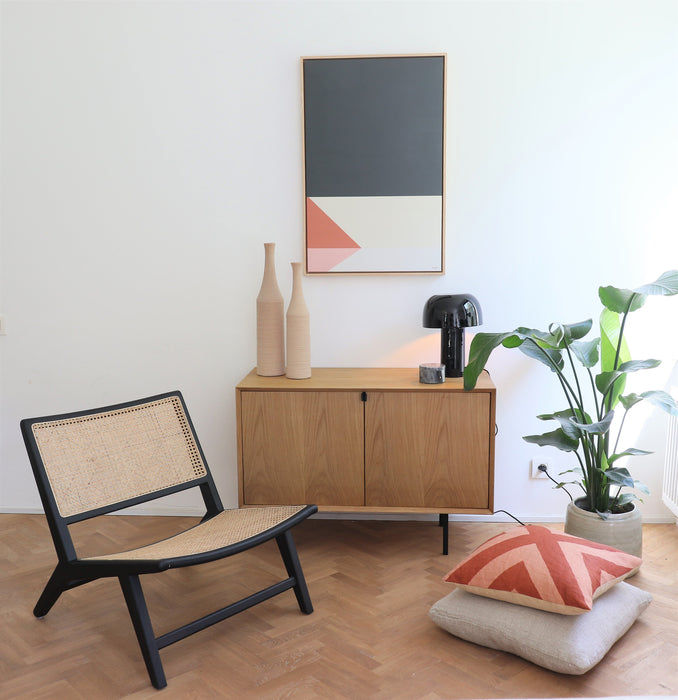 Aparador retro Salvin de roble 100 cm