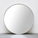 Cirkelvormige Spiegel Celeste in Wit Aluminium dia 60cm