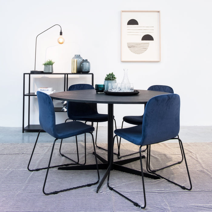 Eclectische Tafellamp in Zwart Metaal Furnified