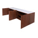 Dressoir walnoot met wit marmer Pisa Furnified 200cm