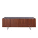 Dressoir met Marmer Pisa Walnoot/Zwart 200cm