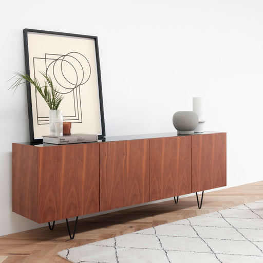 Dressoir met Marmer Pisa Zwart Marmer 200cm
