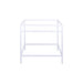 badkamerkast wit metalen frame 