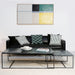 Will Salontafel 70x70cm Groen marmer Zwart